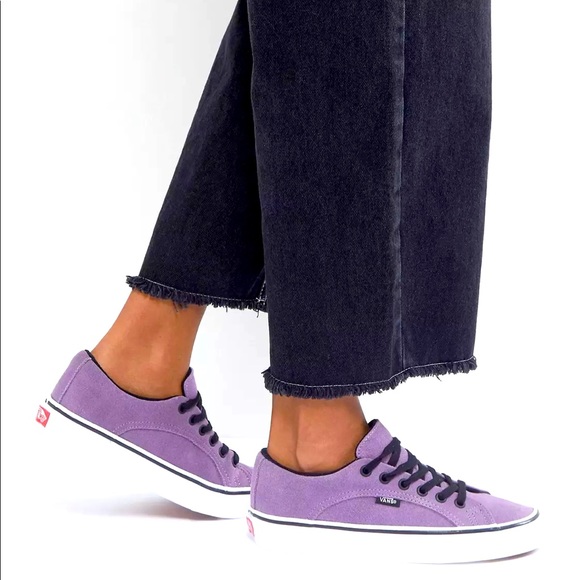 Vans Suede Purple Unisex Skateboard Sneakers Men’s Size 10 Women’s Size 11 Rare - Picture 2 of 10